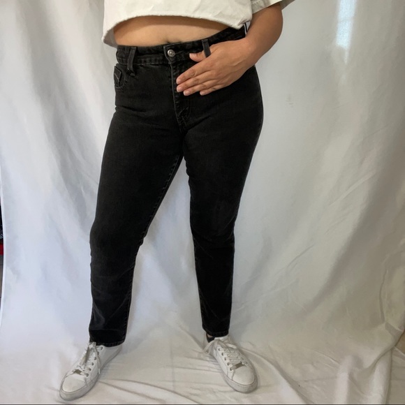 Mid-rise Black Denim Jeans Levi’s - Picture 4 of 9